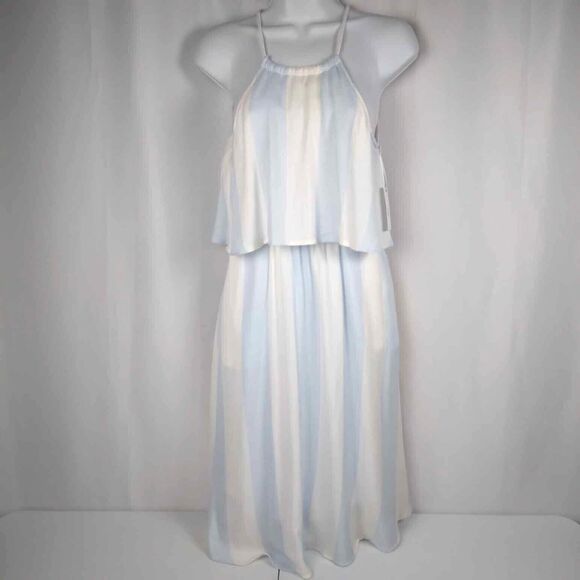 Lauren James Size XS Nassau Stripe Dress in Hydrangea Stripe NWT - Picture 3 of 13